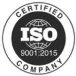 ISO 9001:2015 certified company logo
