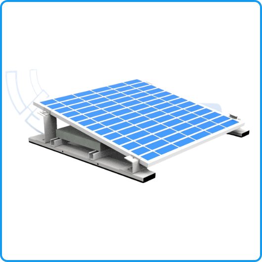 Roof Runner 3PS ballasted green roof solar support system